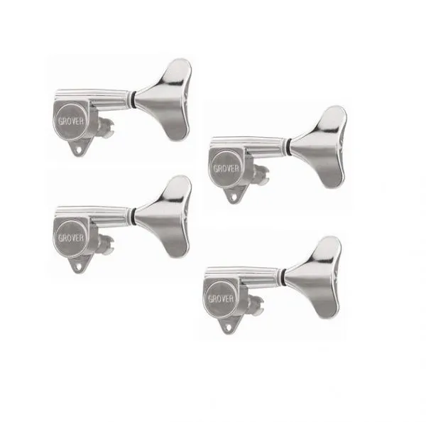 GROVER 144C4 ROTOMATIC MINI 4 IN LINE MACHINE HEADS, CHROME