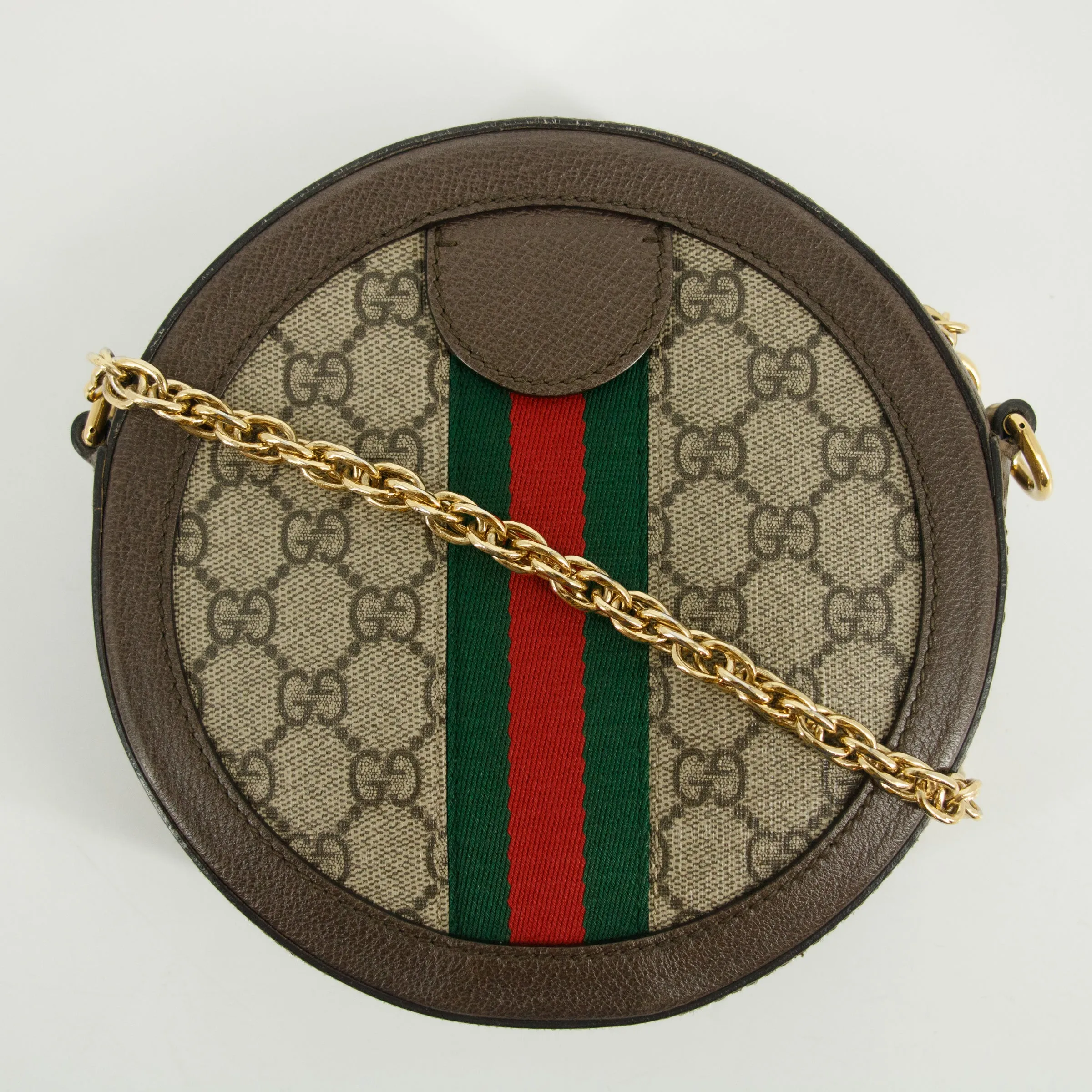 Gucci Brown Supreme GG Marmont Sherry Line Shoulder Bag  #2587