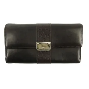 Gucci GG Guccisima Brown Leather Long Continental Wallet #3300