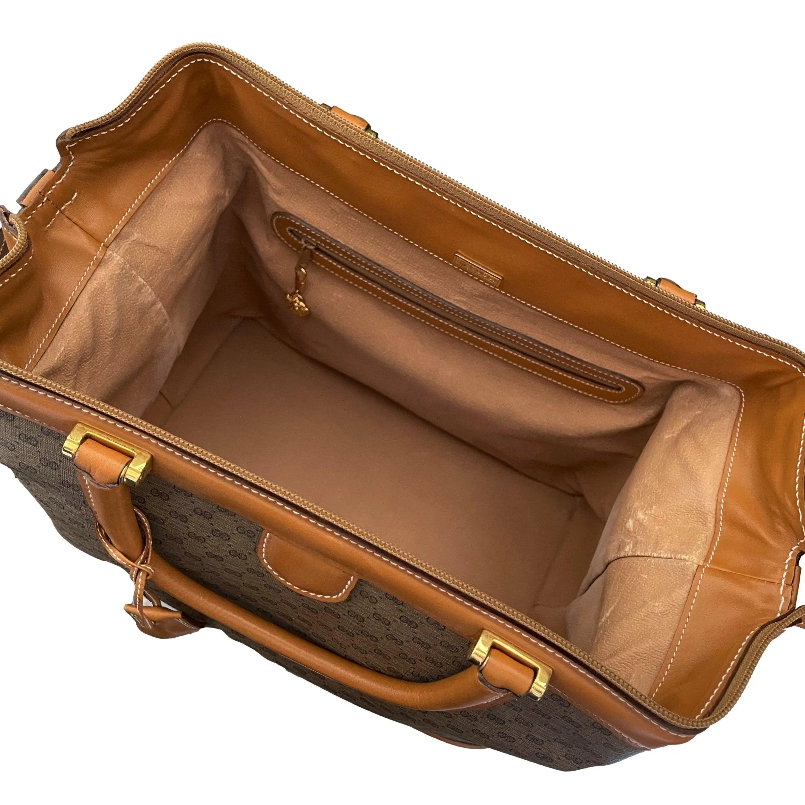 Gucci Tan Monogram Doctor Bag