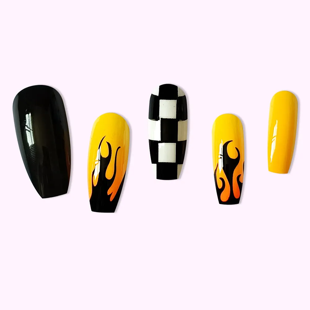 Halloween coffin blacknight fire