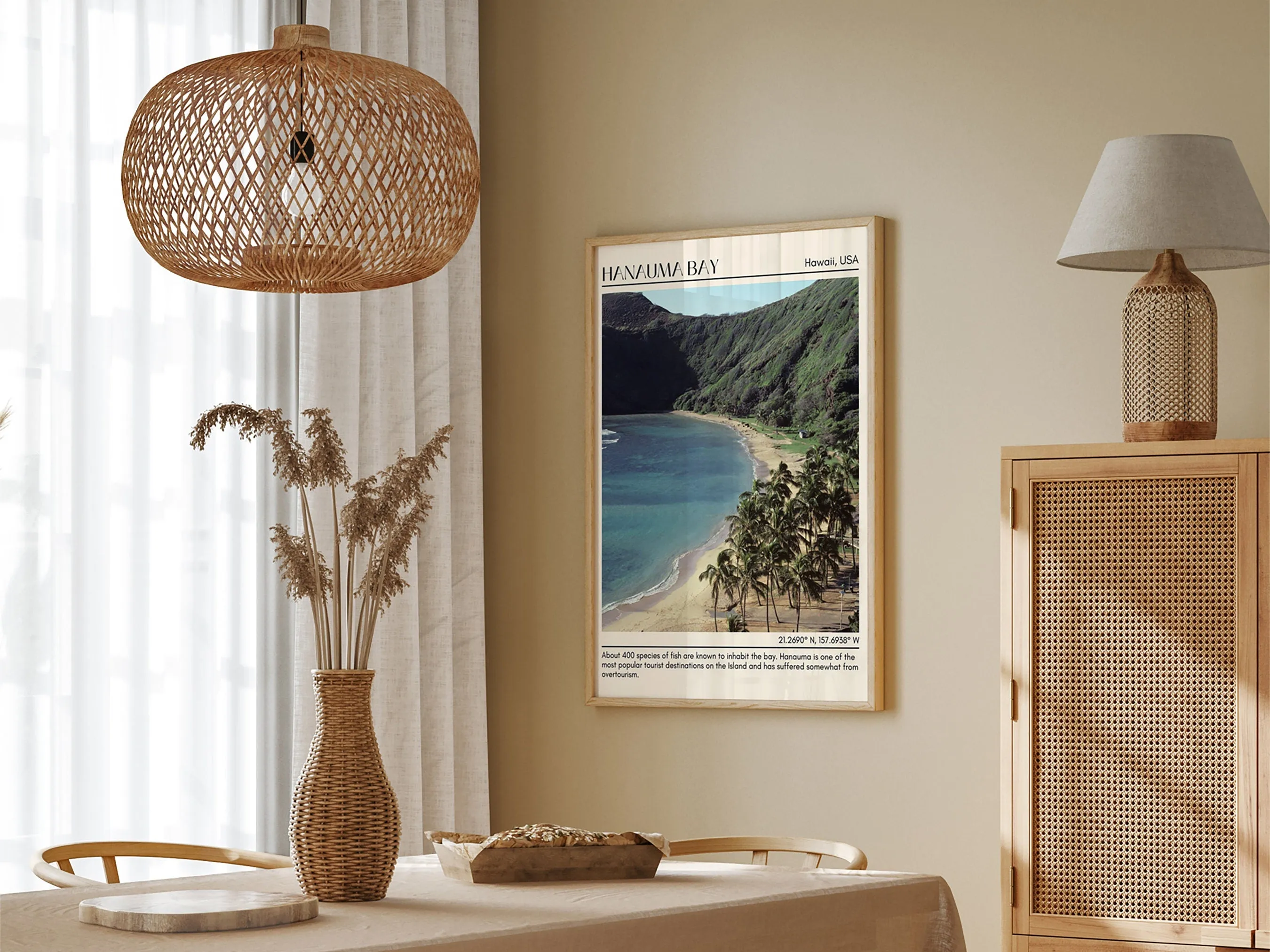 Hanauma Bay Wall Canvas, Hawaii, USA