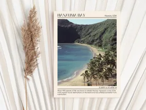 Hanauma Bay Wall Canvas, Hawaii, USA