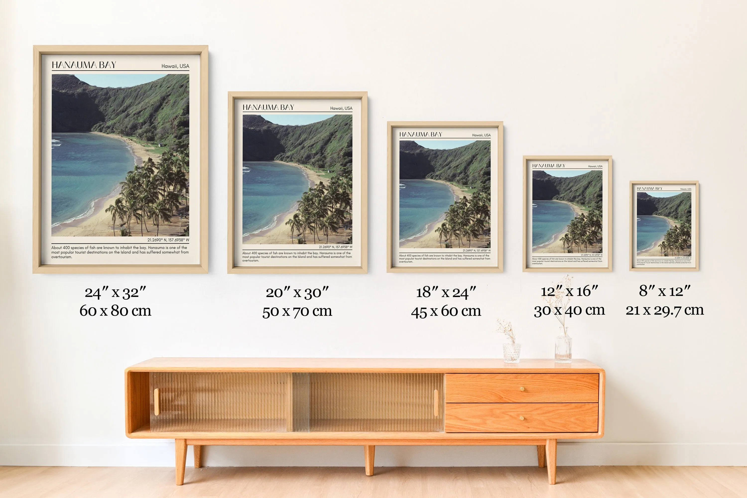 Hanauma Bay Wall Canvas, Hawaii, USA