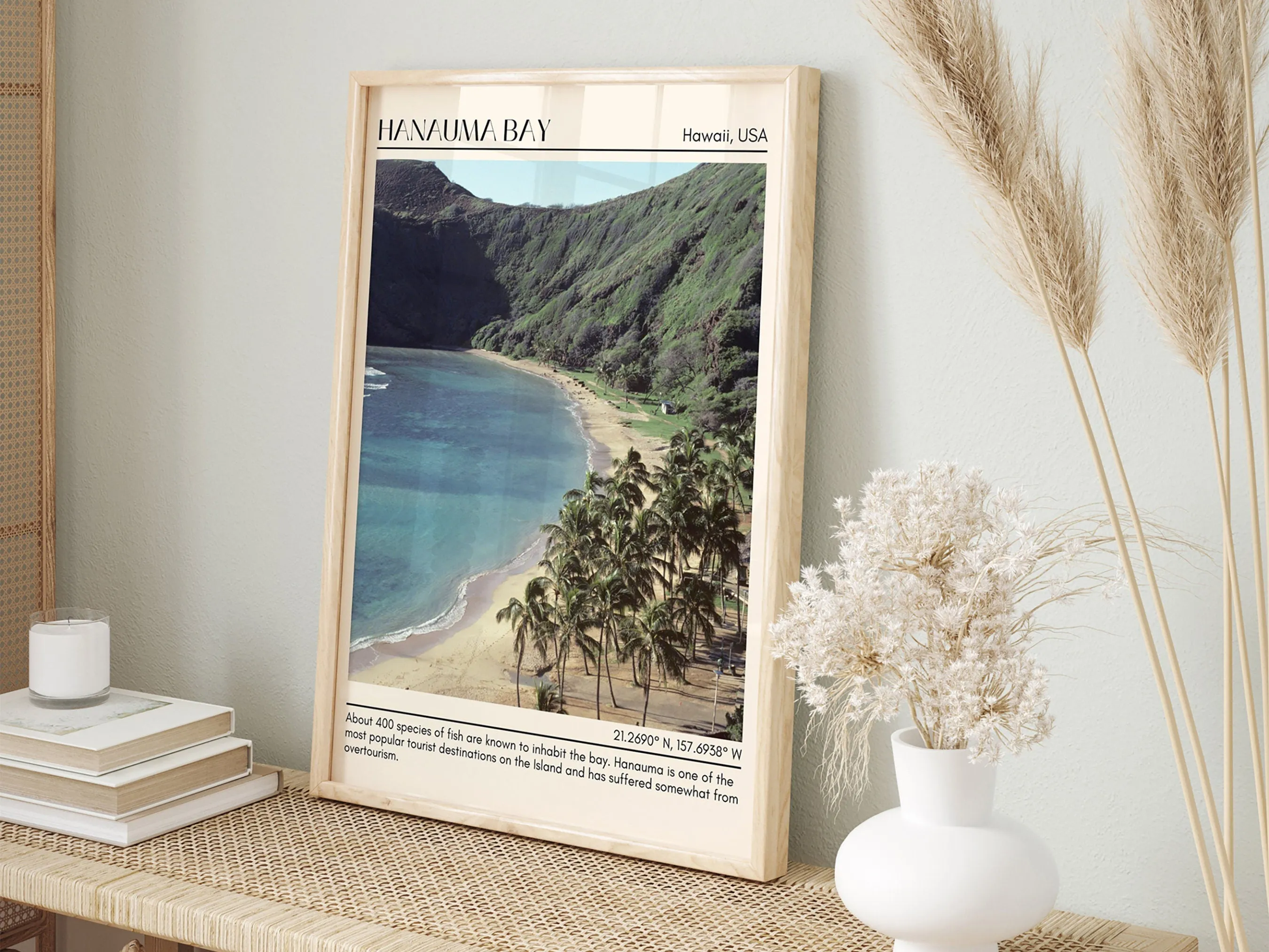 Hanauma Bay Wall Canvas, Hawaii, USA