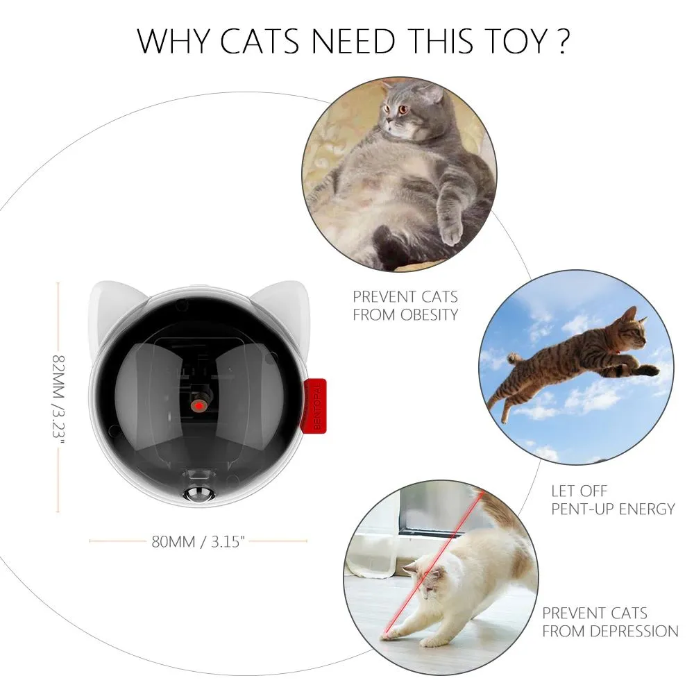 Hand-Free Cat Toy Laser - More Fun More Healthy