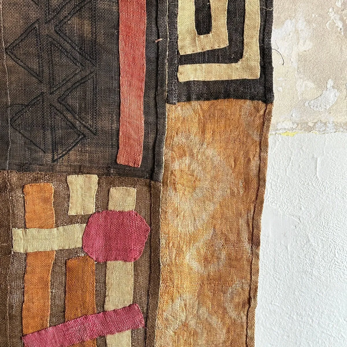 Handwoven Vintage Kuba Cloth  (#6761 | 22 1/2 x 101")