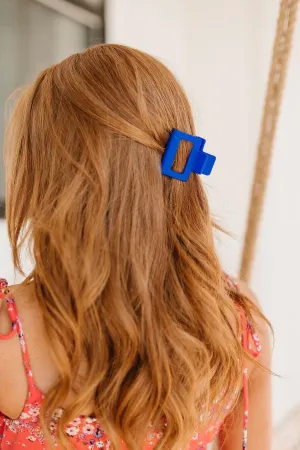 Hazel Blues® |  Claw Clip Set of 4 in Royal Blue