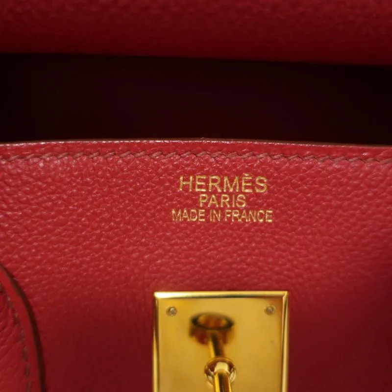 HERMES BIRKIN 35CM ROUGE GARANCE TOGO LEATHER GOLD HARDWARE 2008