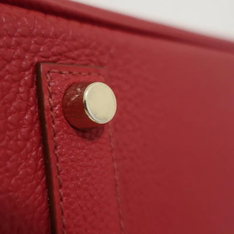 HERMES BIRKIN 35CM ROUGE GARANCE TOGO LEATHER GOLD HARDWARE 2008