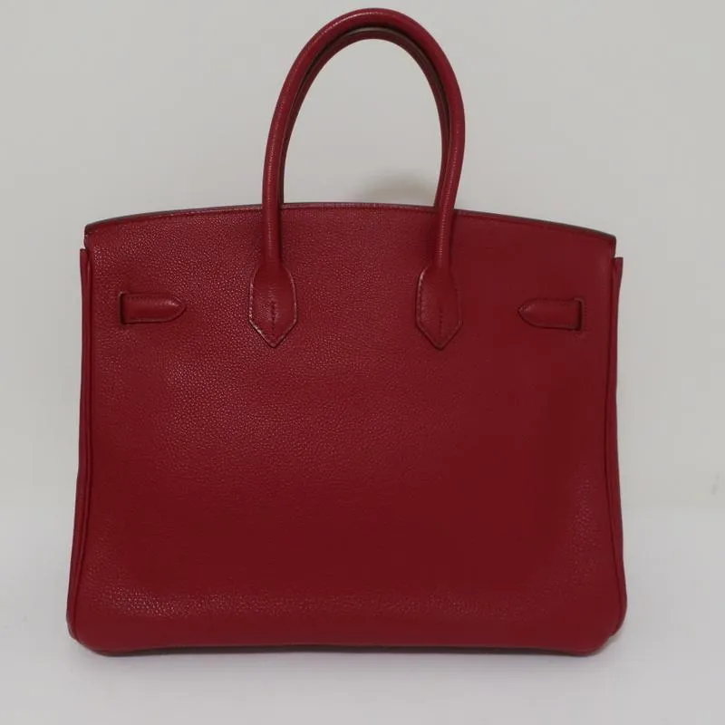 HERMES BIRKIN 35CM ROUGE GARANCE TOGO LEATHER GOLD HARDWARE 2008
