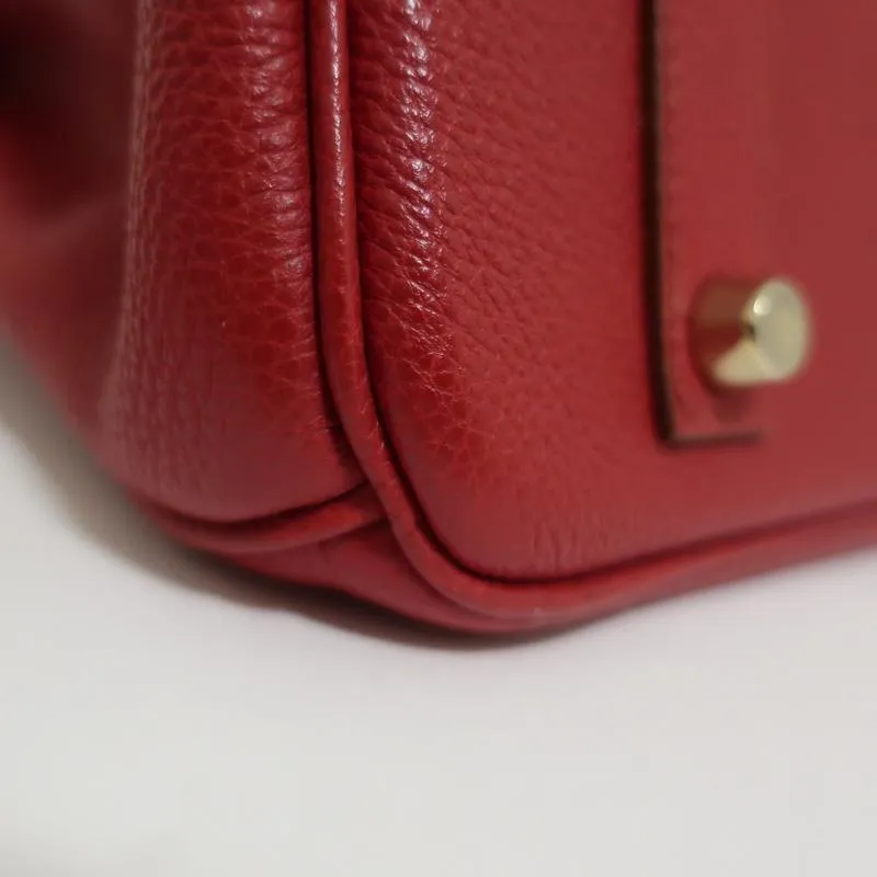 HERMES BIRKIN 35CM ROUGE GARANCE TOGO LEATHER GOLD HARDWARE 2008