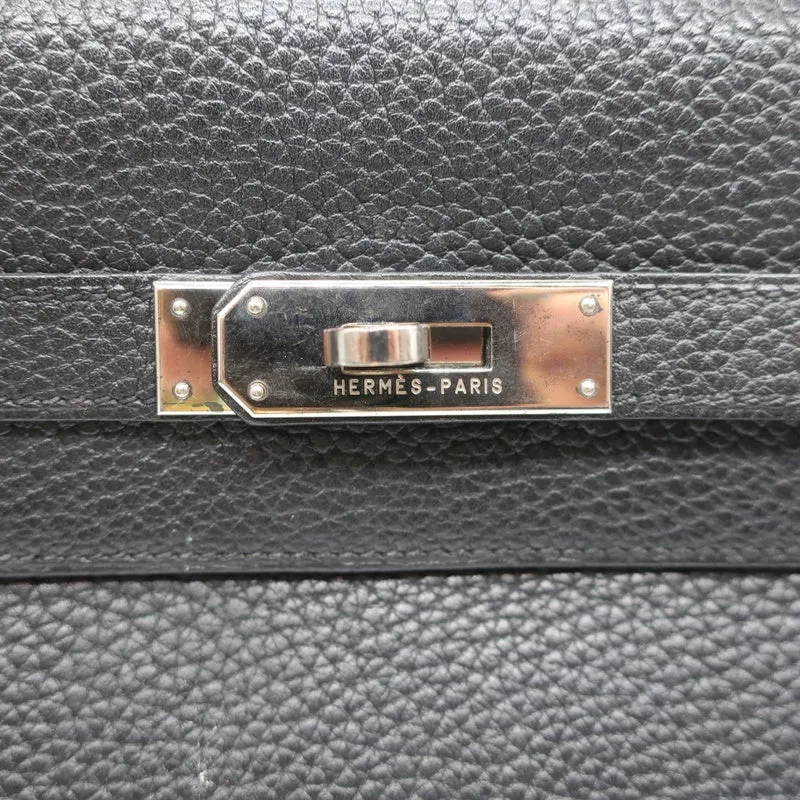 HERMES Kelly Handbag Togo 35 Black 2002