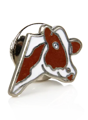 Holstein pin Red & White