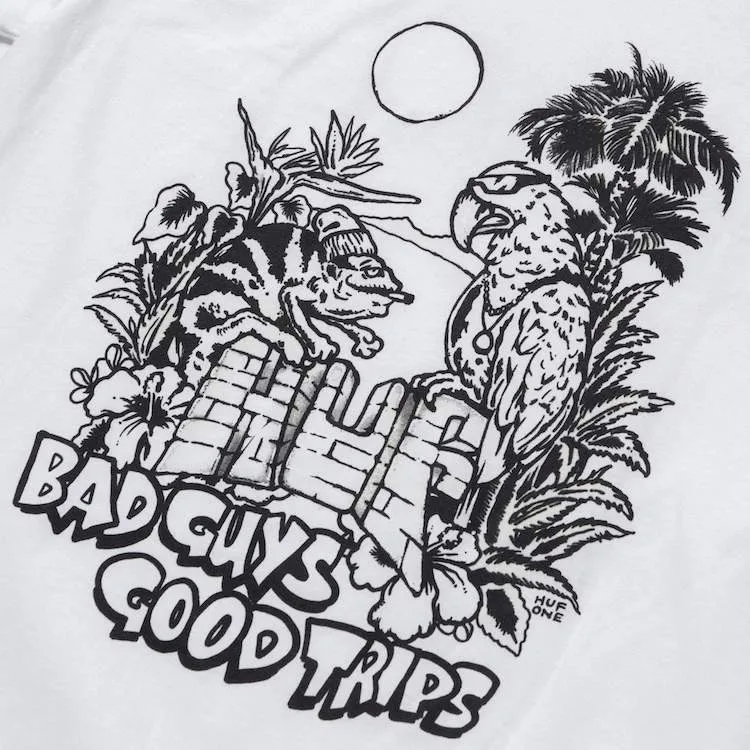 HUF Vacation UV Colour Change S/S T-Shirt White