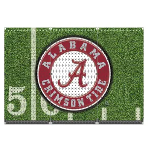 HWC13061- Alabama Crimson Tide | Roll Tide Football (3 Panels) | 48" x 32" (tall) | Printed Pegboards | Collegiate
