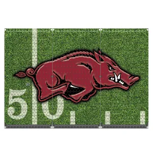 HWC13062- Arkansas Razorbacks (3 Panels) | 48" x 32" (tall) | Printed Pegboards | Collegiate