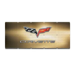 HWC15040- Corvette Gold (5 Panels) | 80" x 32" (tall) | Printed Pegboards