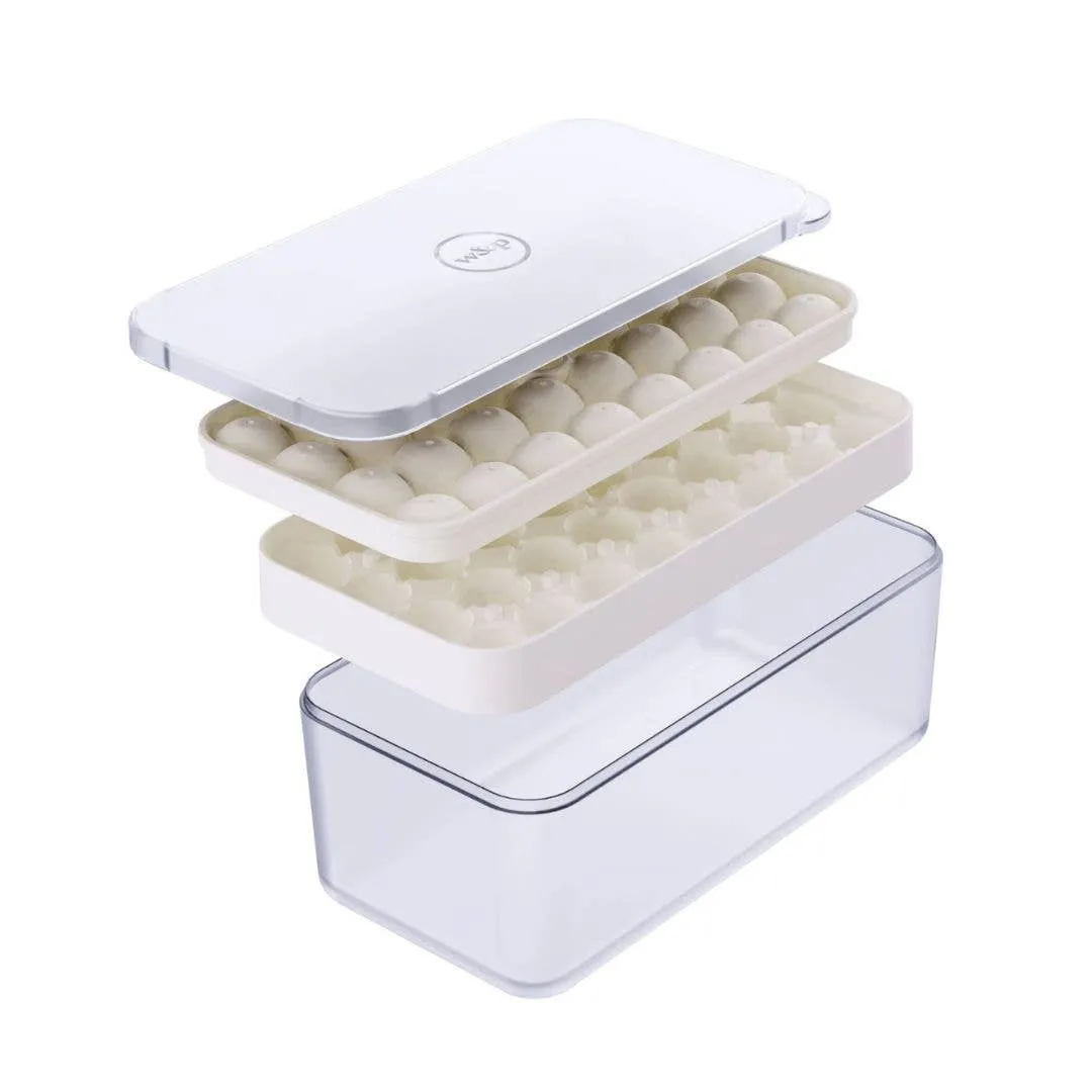 Ice Ball Box - Silicone Ice Tray & Ice Storage