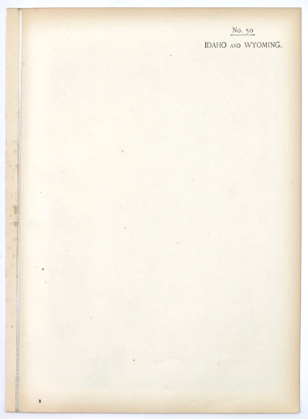 Idaho and Wyoming No.50