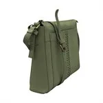 ILI 4485 SAGE URBANO BRAIDED CROSSBODY BAG INTERNATIONAL LEATHER INDUSTRIES