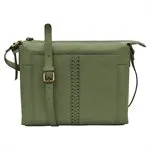 ILI 4485 SAGE URBANO BRAIDED CROSSBODY BAG INTERNATIONAL LEATHER INDUSTRIES