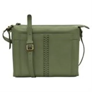 ILI 4485 SAGE URBANO BRAIDED CROSSBODY BAG INTERNATIONAL LEATHER INDUSTRIES