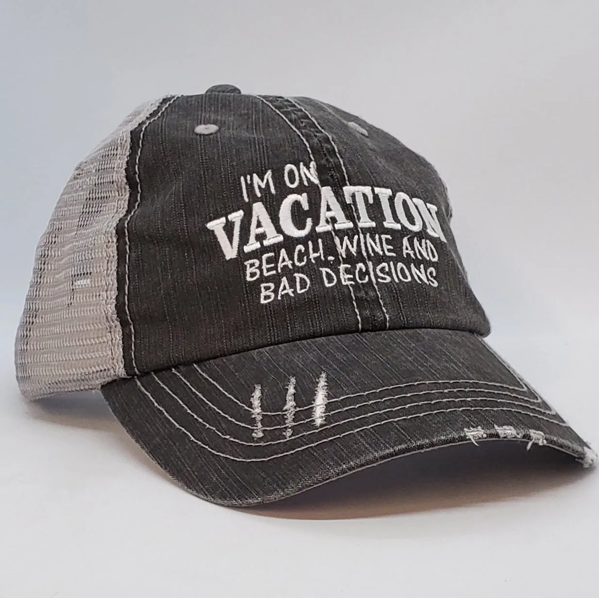 I'm On Vacation Beach, Wine and bad decisions