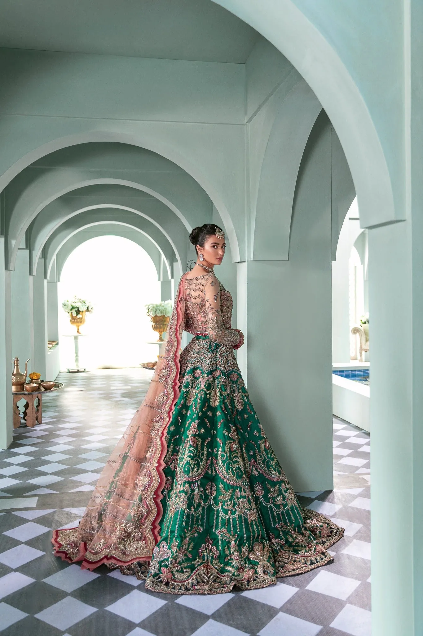 Indian Designer Bridal Lehenga Choli Dress #BN1165
