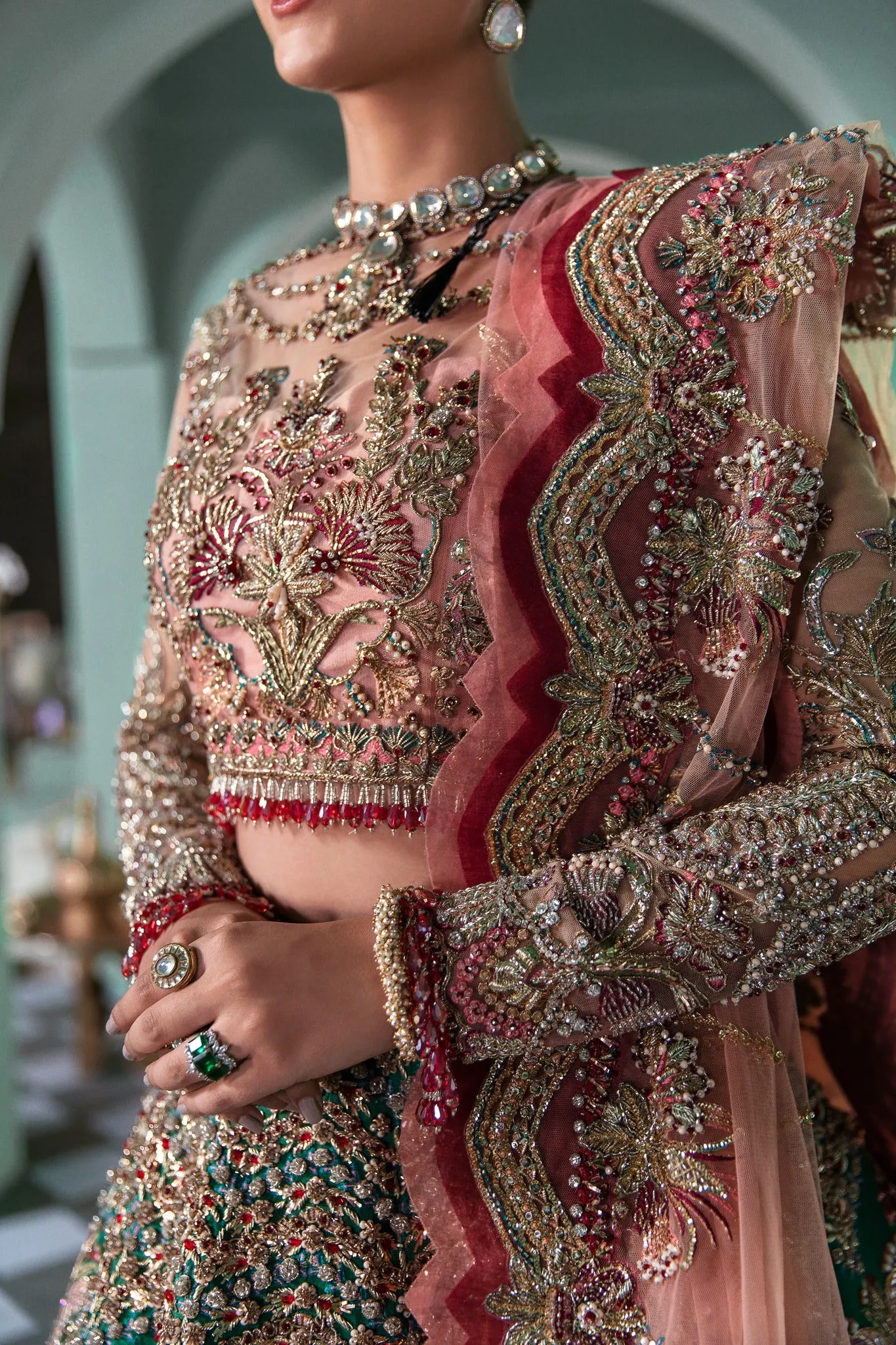 Indian Designer Bridal Lehenga Choli Dress #BN1165