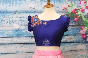 Indian partywear dress | Indian Dress | crop top | Indian Designer dress | pink crop top | Lehenga|Bridal Lehenga- Nihira