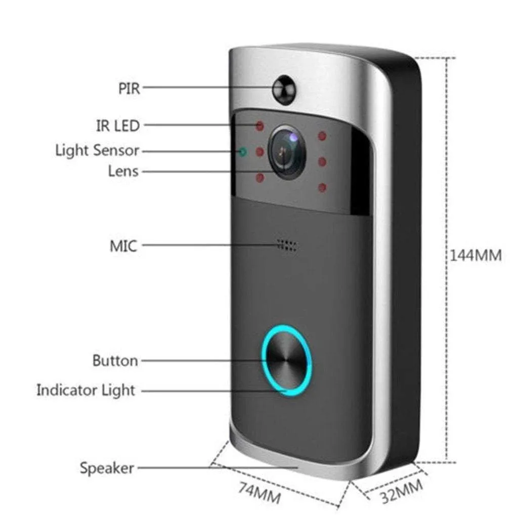 Intelligent Smart Wireless Home Doorbell