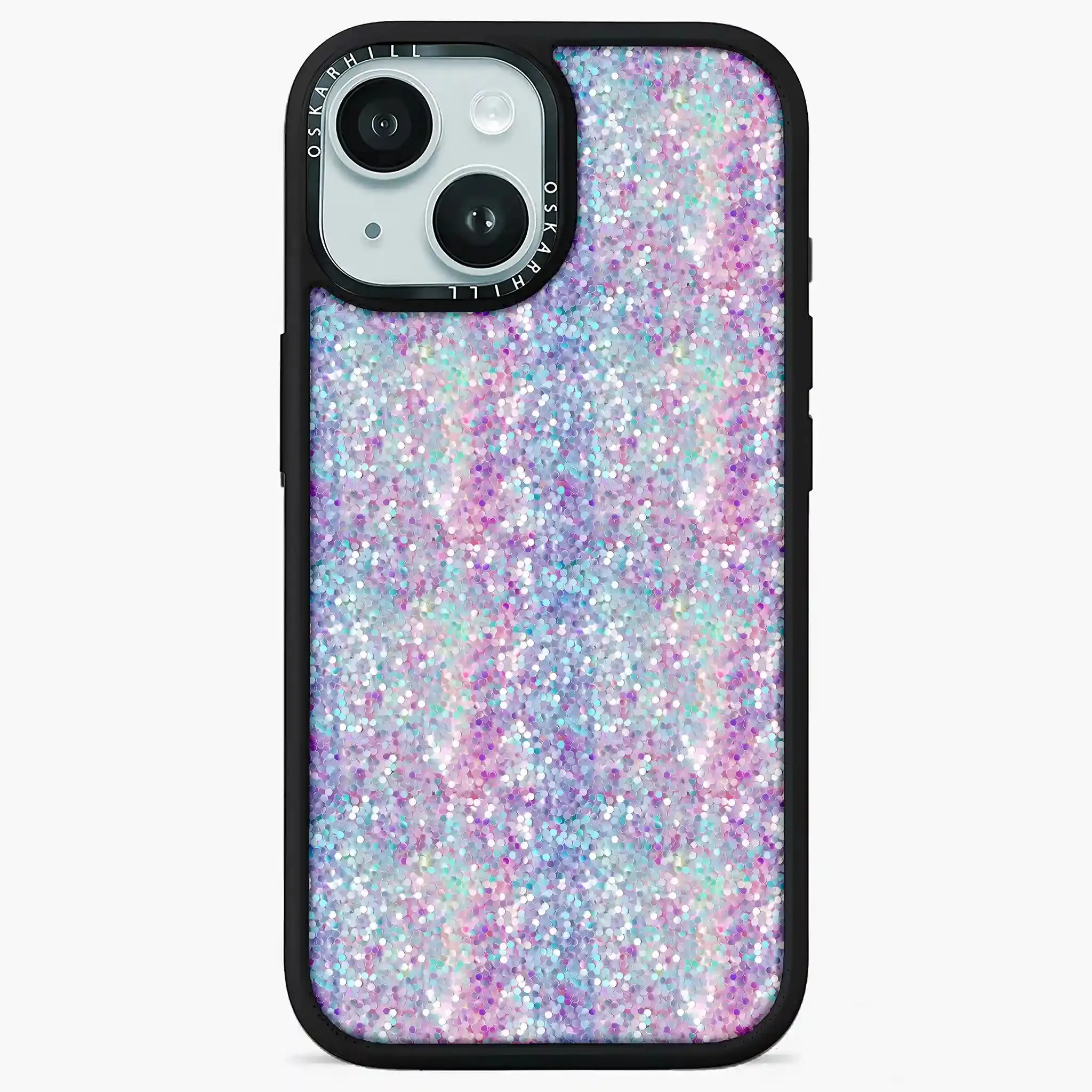 iPhone 13 Mini Case Elite — Pastel Purple-Blue Glitter