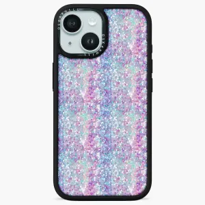 iPhone 13 Mini Case Elite — Pastel Purple-Blue Glitter