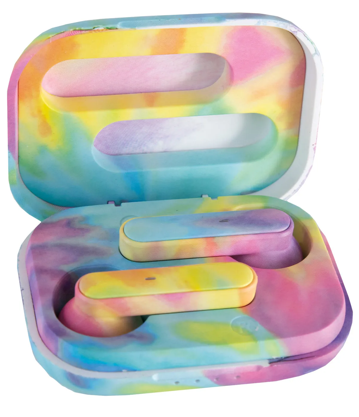 Iscream Pastel Tie Dye Compact Earbuds