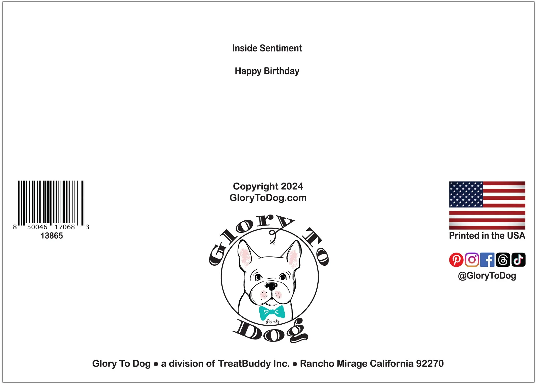 It's Your Barkday! Raise the Woof and Get Your Wag On! Happy Birthday Card