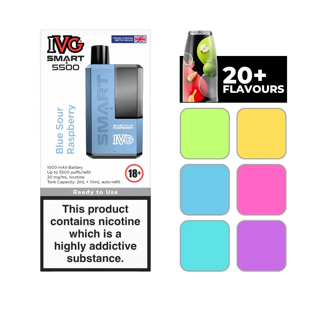 IVG Smart 5500 Blue Sour Raspberry