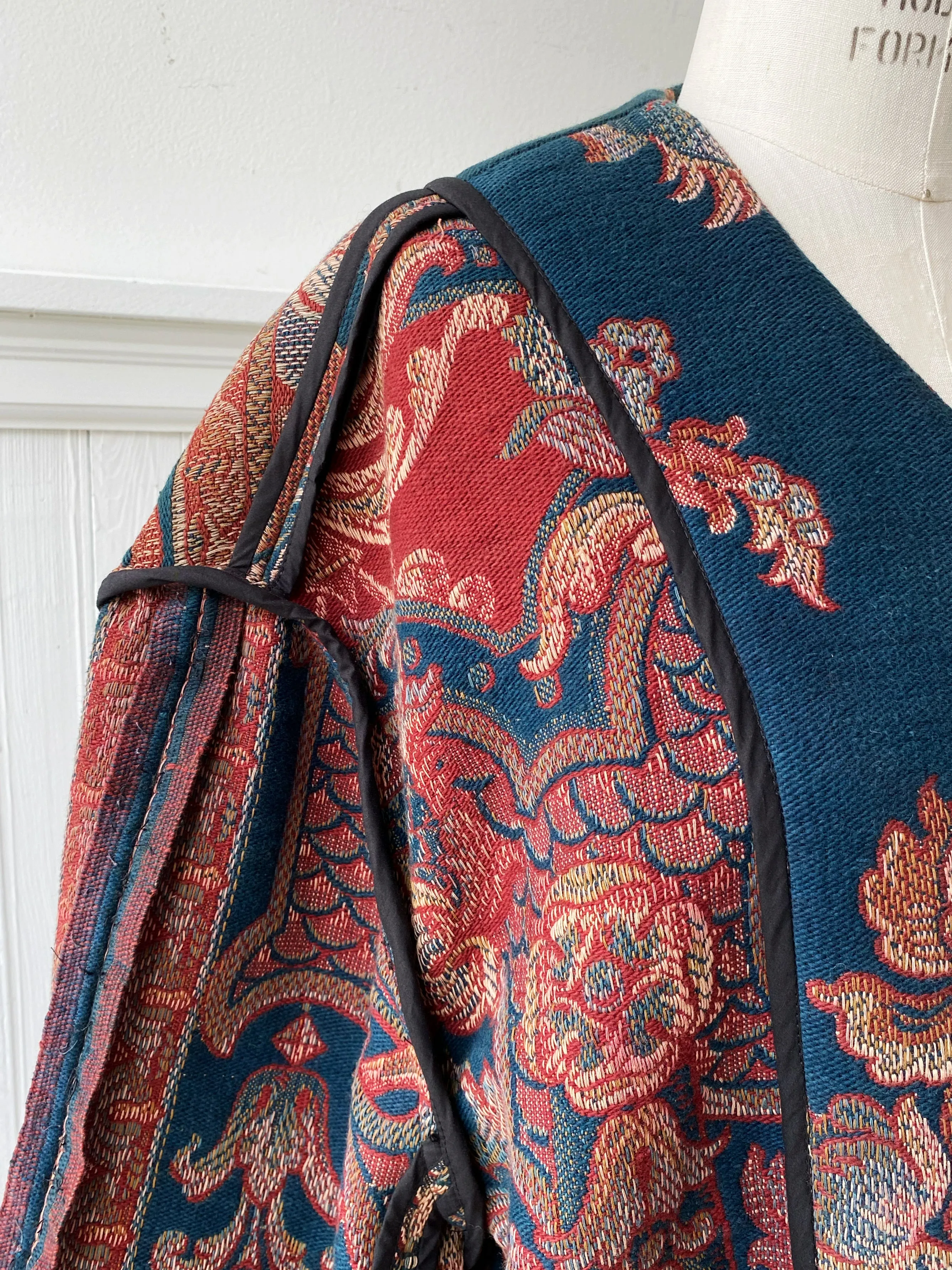Jacobean tapestry coat