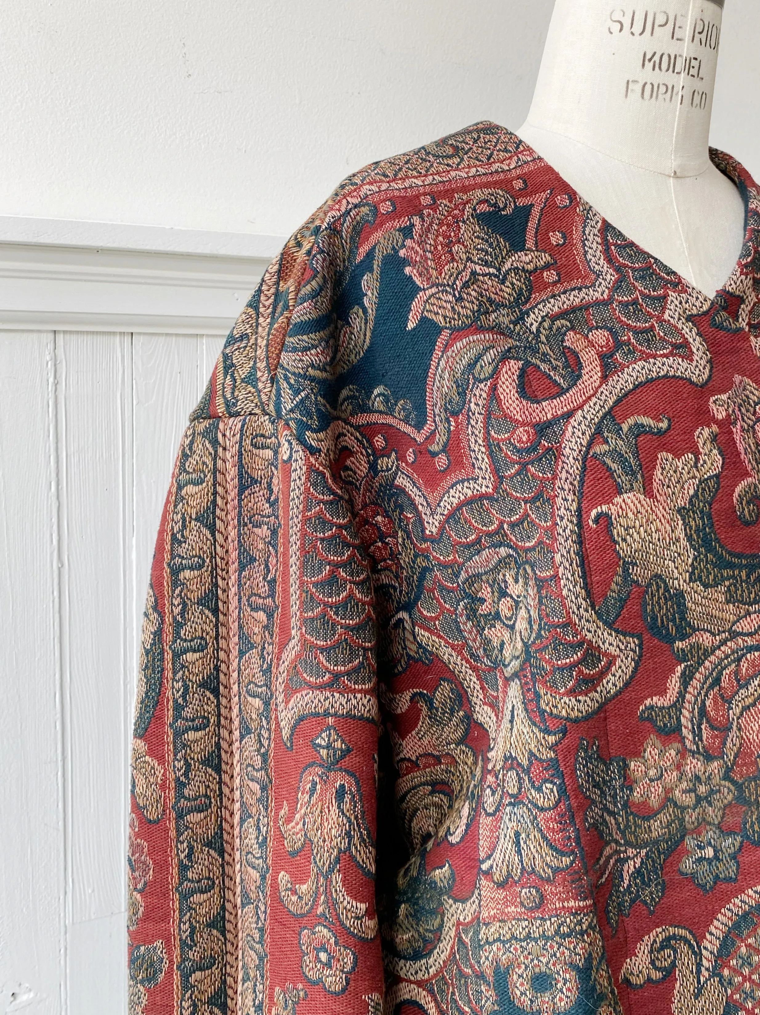 Jacobean tapestry coat