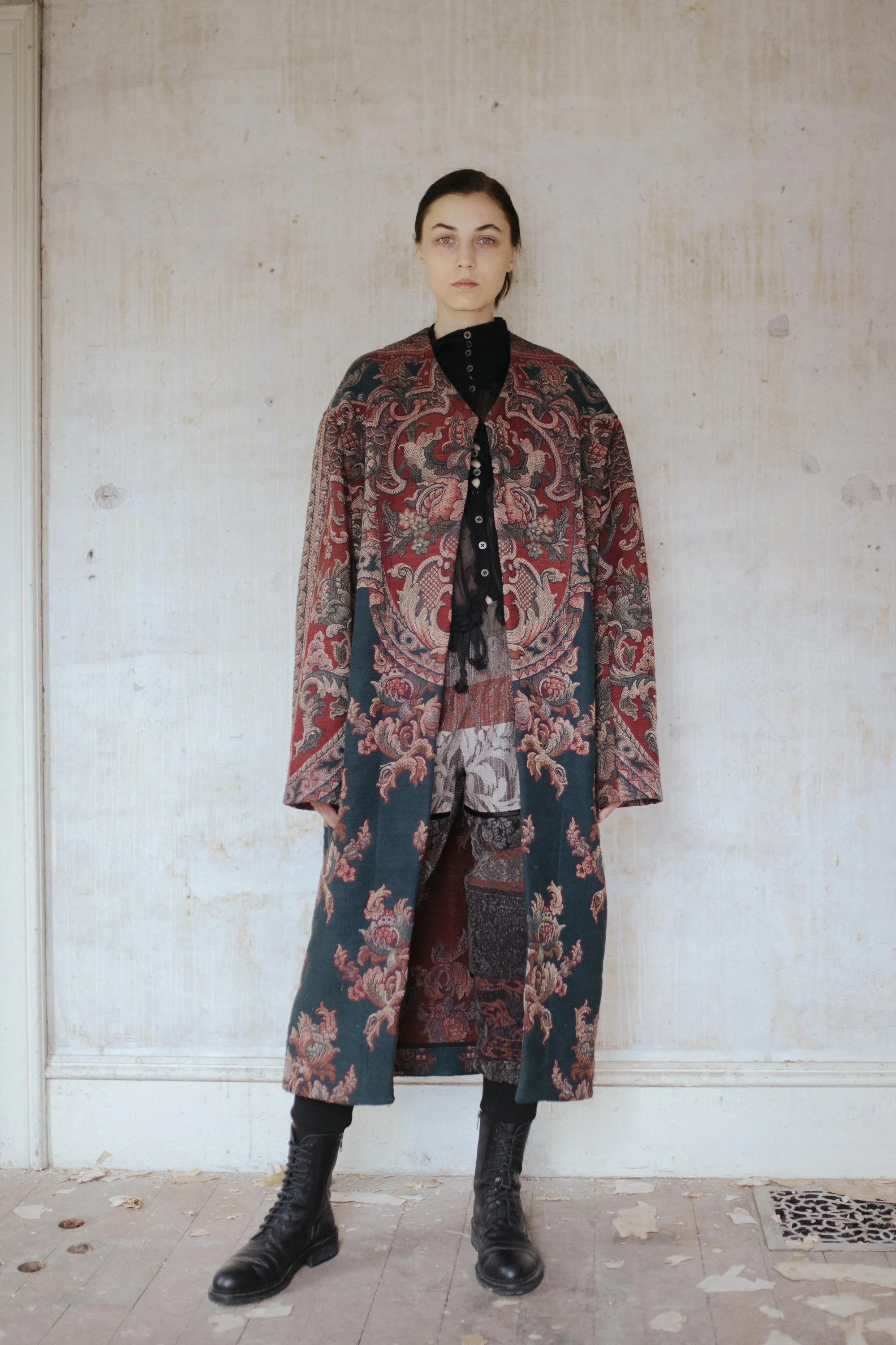 Jacobean tapestry coat