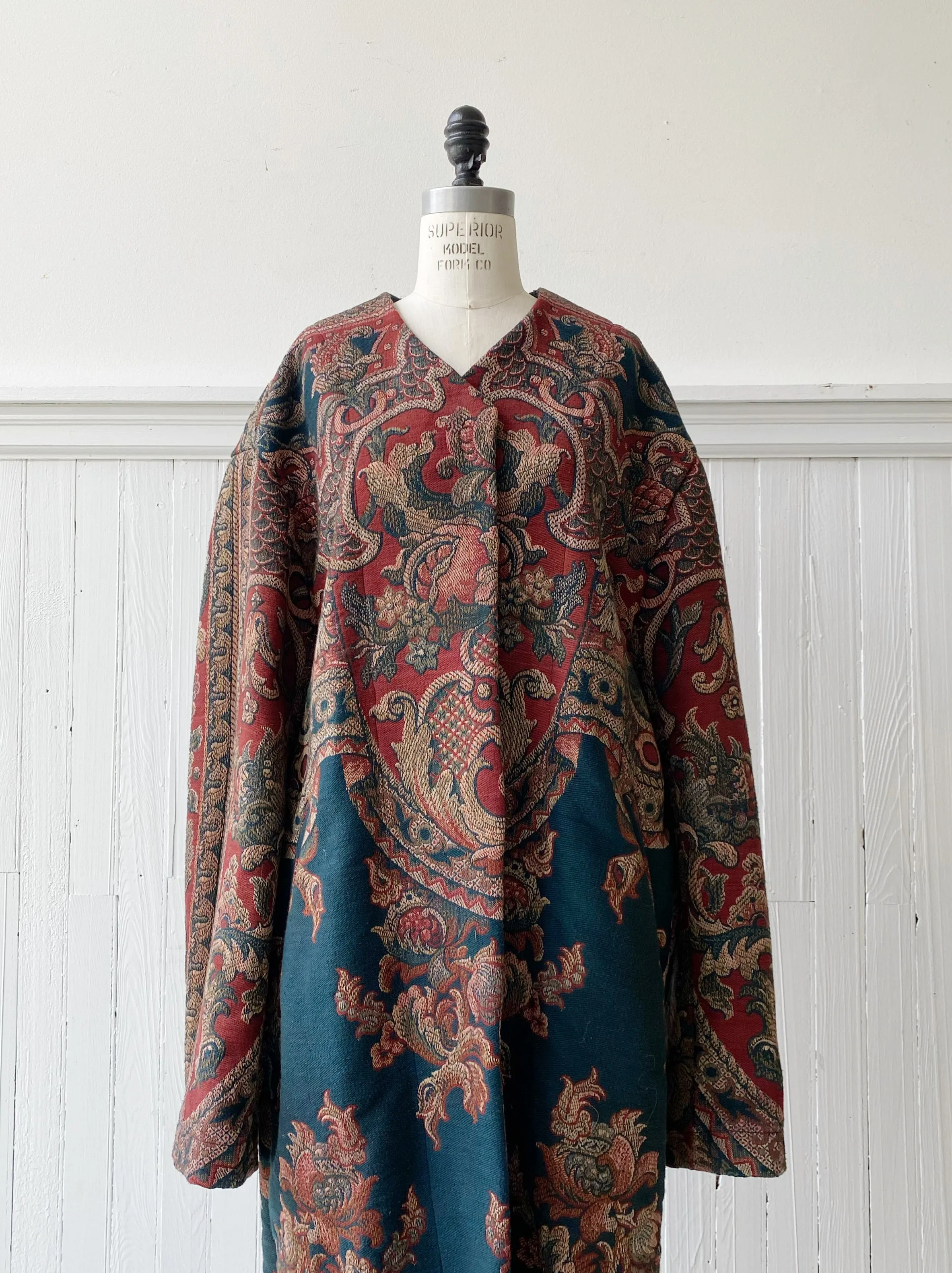 Jacobean tapestry coat