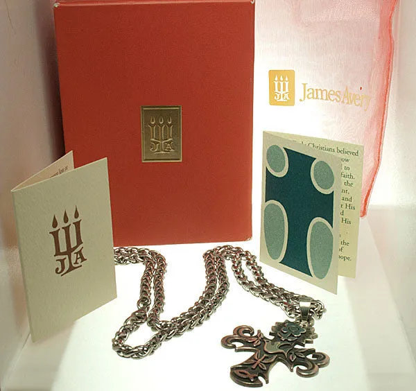 James Avery La Primavera Cross and Chain