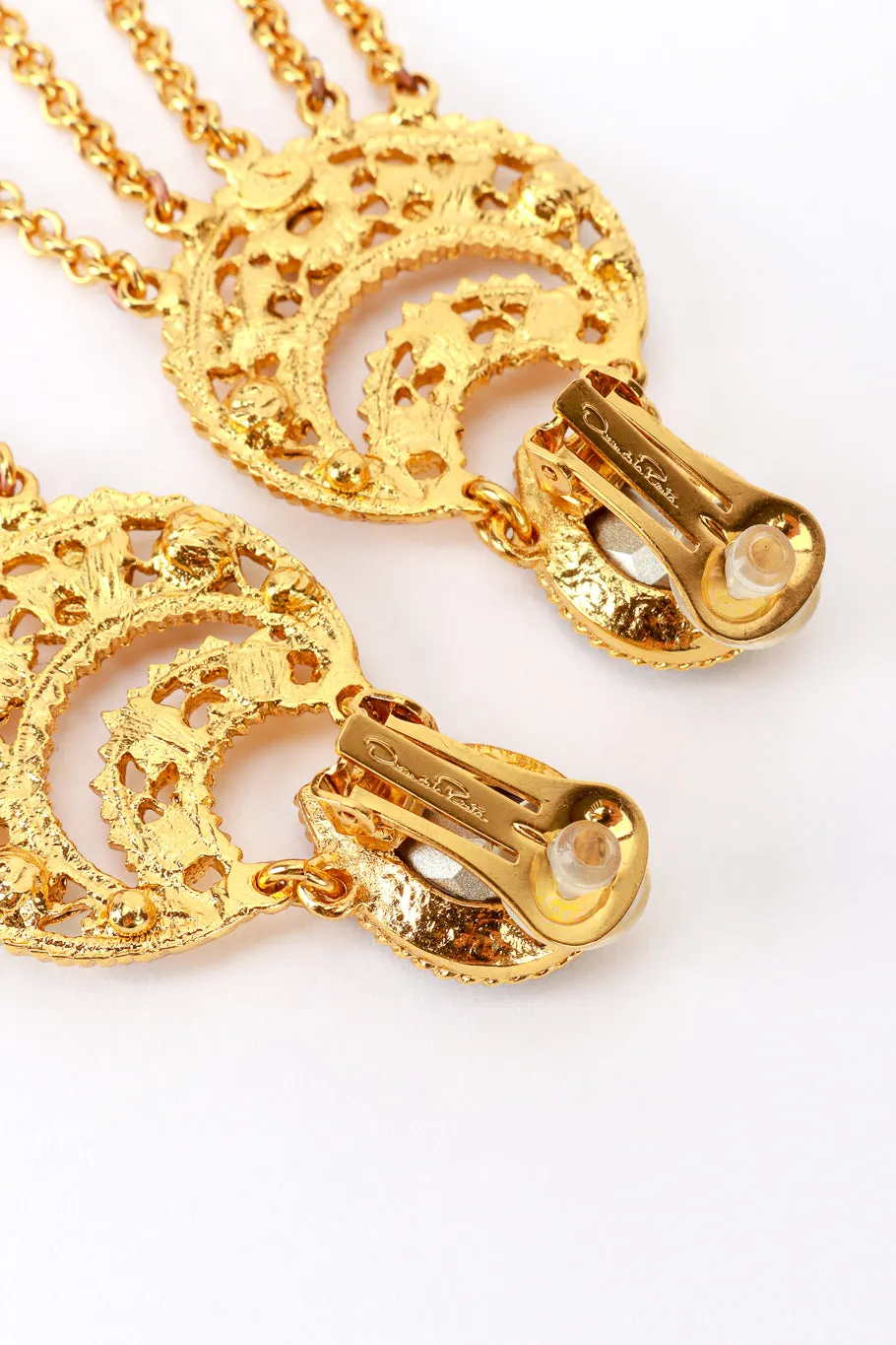 Jeweled Chandbali Dangle Earrings