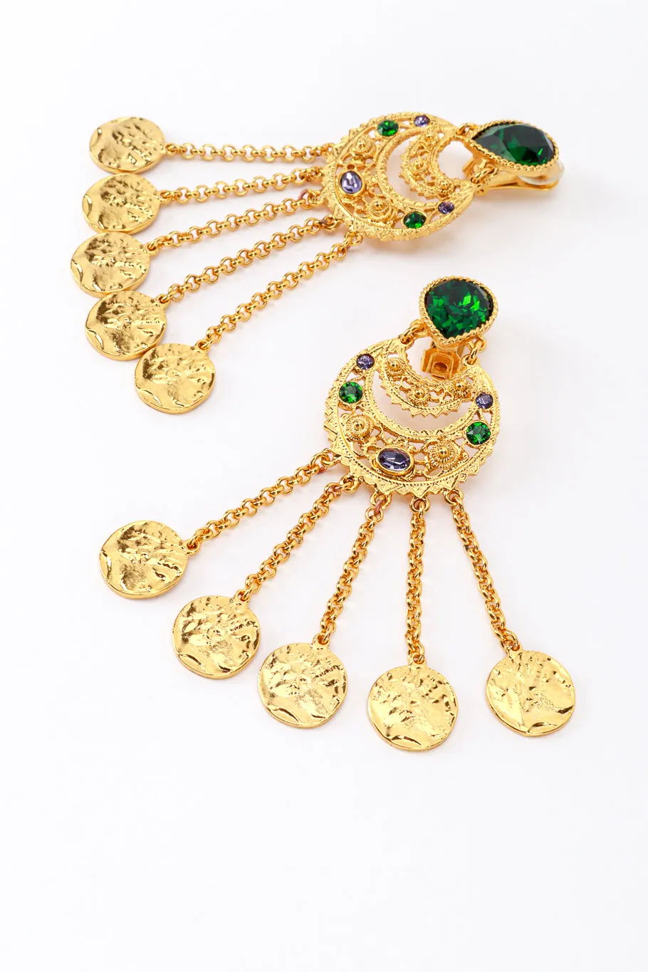Jeweled Chandbali Dangle Earrings