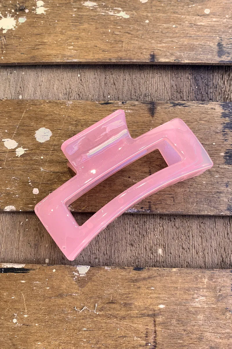 June Glassy Hair Claw