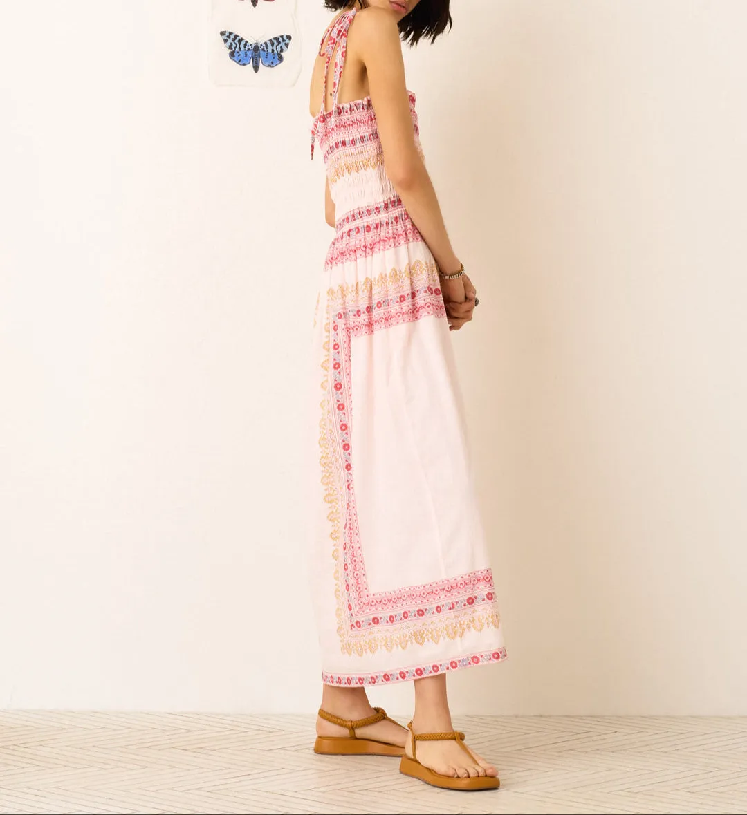 Kaia Blush Tile Dress