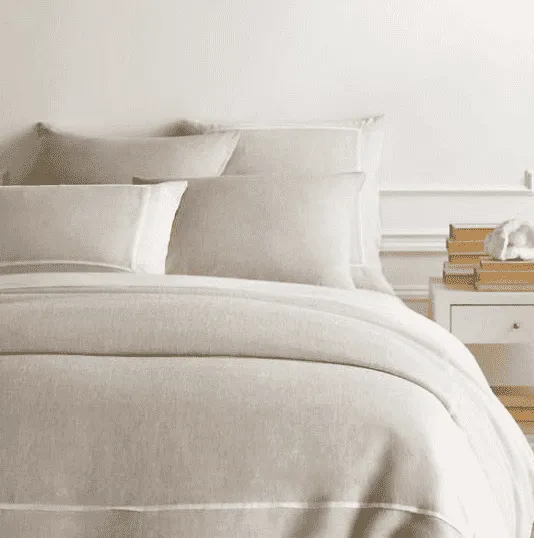 Keaton Linen Duvet Cover - Natural