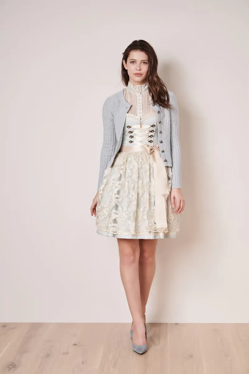 Kruger Mini Dirndl 2pcs. 50cm "Dalina" blue