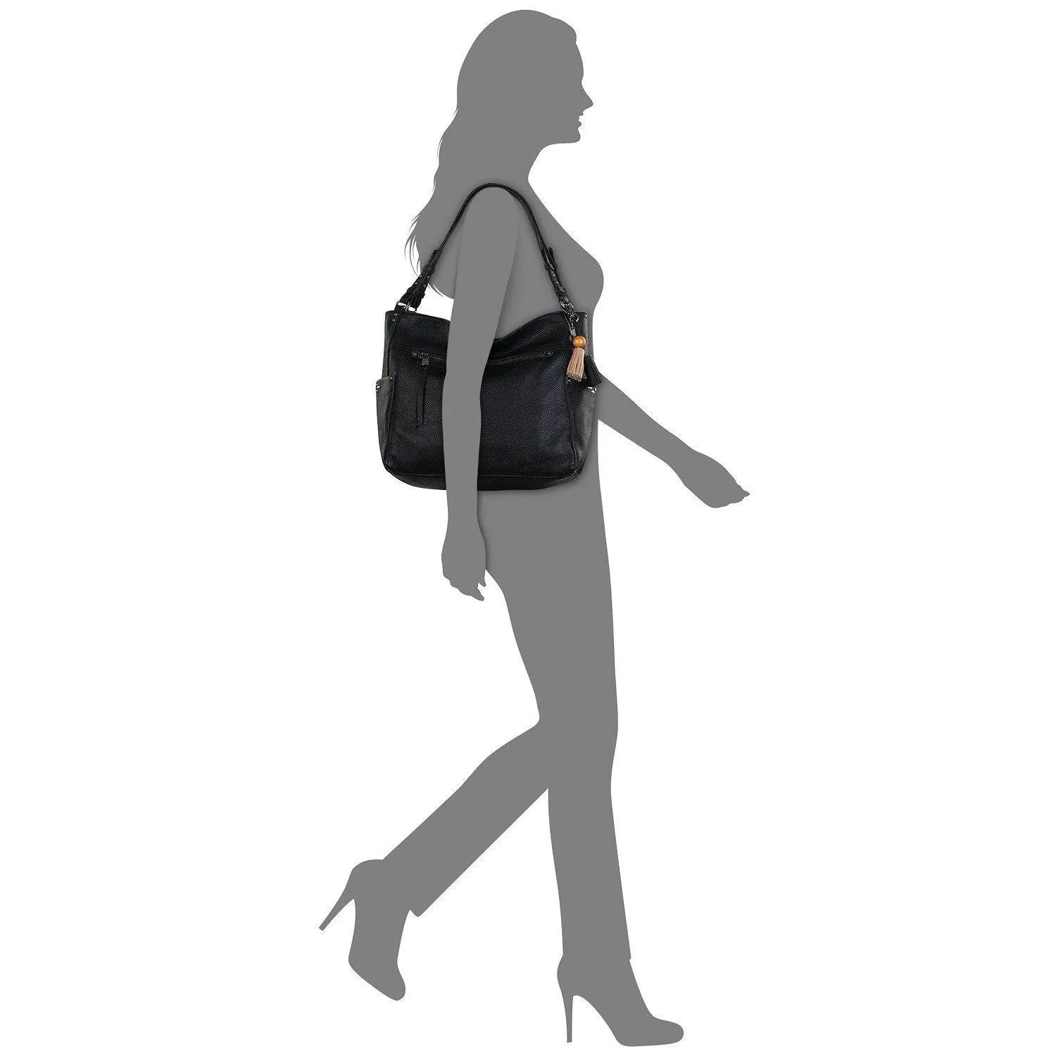La Mesa 4-Poster Leather Tote
