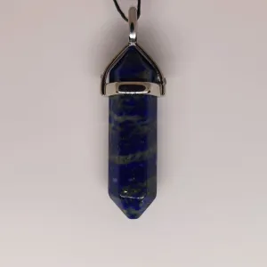 Lapis Lazuli Crystal Point Pendant